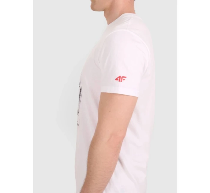 Pánské volejbalové tričko s potiskem model 21815665 pánské - 4F Pánské volejbalové tričko s potiskem model 21815665 pánské - 4F