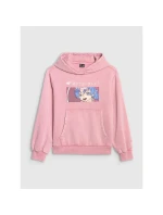 Dívčí mikina s kapucí model 21868360 - 4F Dívčí mikina s kapucí model 21868360 - 4F