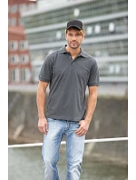 JN 70 Piqué polo model 22441936 graphite - Daiber JN 70 Piqué polo model 22441936 graphite - Daiber