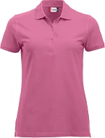Clique Classic Marion S/S Dámske polo z hrubej bavlny 67.8246 jasne ružové