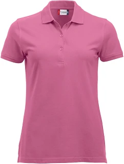 Classic Marion S/S Dámské piqué polo z těžké bavlny model 22457402 bright pink - Clique