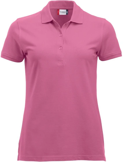Clique Classic Marion S/S Dámske polo z hrubej bavlny 67.8246 jasne ružové Clique Classic Marion S/S Dámske polo z hrubej bavlny 67.8246 jasne ružové