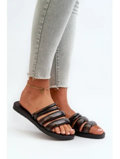 Dámské ploché gumové žabky  Puffer Fem Černé model 21662782 - Ipanema