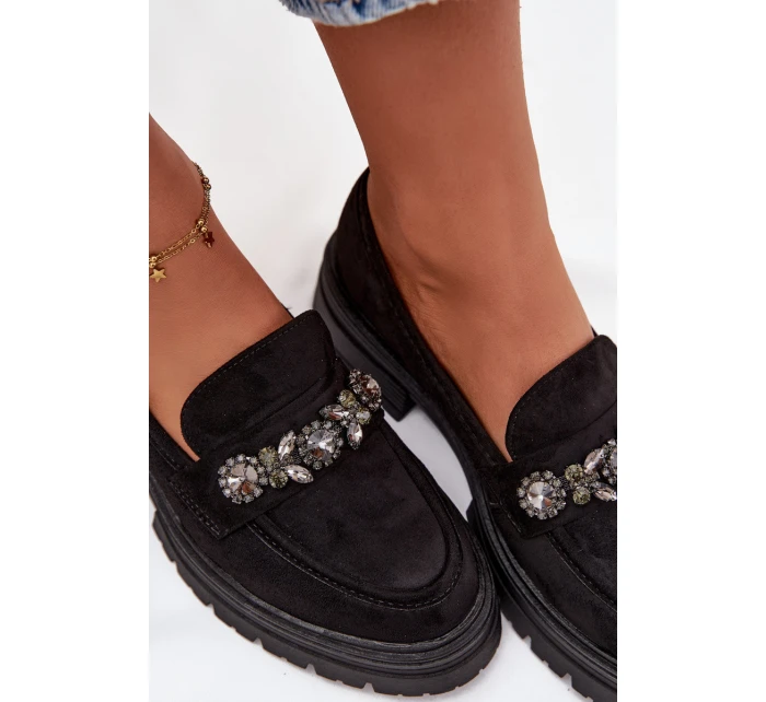 Eko Semišové Mokasíny Dámské S Černé model 21747671 - Boto Eko Semišové Mokasíny Dámské S Černé model 21747671 - Boto