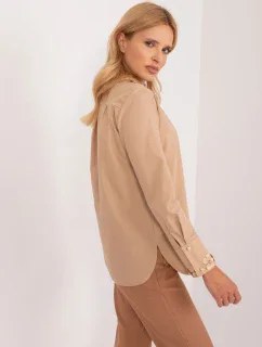 Koszula LK KS model 19550022 ciemny bezowy - FPrice