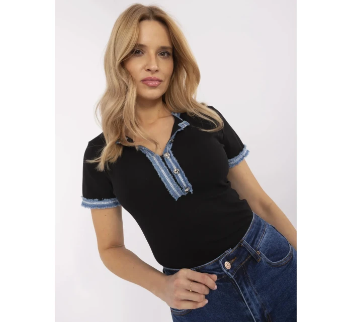 Blúzka NM TS V8319.95 čierna