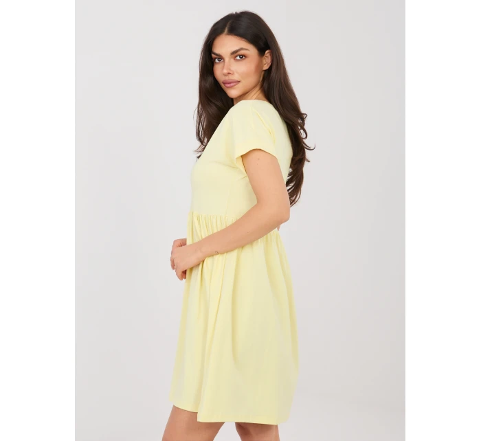 RV šaty SK 5672.03P svetložltá