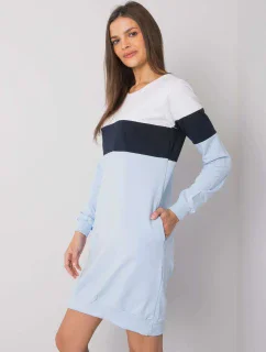 Dámske šaty RV SK 5869.04 biele a modré