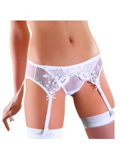 Podväzkový pás Adeline 020 White - Ewana