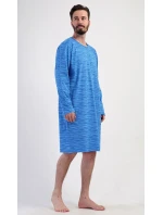 Pánská noční košile s dlouhým rukávem model 20851311 - Vienetta MAN