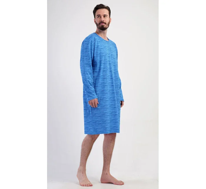 Pánská noční košile s dlouhým rukávem model 20851311 - Vienetta MAN
