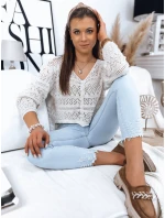 dámský svetr světle béžový Dstreet model 21967951 - FashionStreet