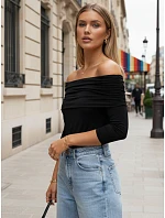 dámská pruhovaná halenka černá Dstreet model 21976252 - FashionStreet