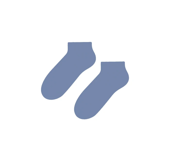 Hladké dámske ponožky Steven art.052