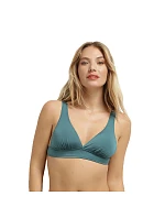 Dámske plavky DIM SWIMWEAR GLOSSY TRIANGLE BRA - DIM - tmavozelená Dámske plavky DIM SWIMWEAR GLOSSY TRIANGLE BRA - DIM - tmavozelená