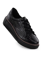 Dámské lakované kožené polobotky s černé, model 22346950 - T.Sokolski Dámské lakované kožené polobotky s černé, model 22346950 - T.Sokolski
