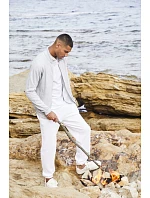 Fruit of the Loom Classic Elasticated Jog Pants Tepláky 16.4026 melírovaná šedá Fruit of the Loom Classic Elasticated Jog Pants Tepláky 16.4026 melírovaná šedá