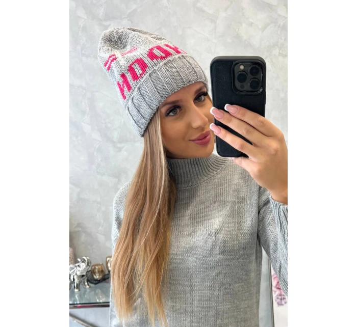 Dámska čiapka London K385 šedá