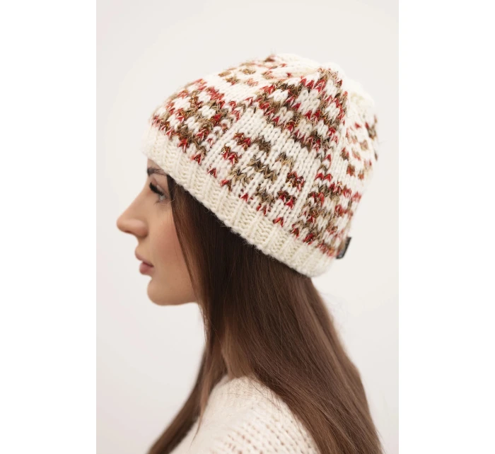 Dámská zimní vlněná čepice s ozdobnými krystalky K399 černá Dámská zimní vlněná čepice s ozdobnými krystalky K399 černá