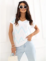 Bluzka RV BZ model 22107627 mietowy - FPrice Bluzka RV BZ model 22107627 mietowy - FPrice