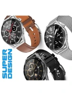 Černý silikonový řemínek + černý kožený řemínek model 21804953 - RUBICON