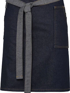 PR 135 Denim zástěra do pasu krátká  indigo denim model 22452609 - Premier
