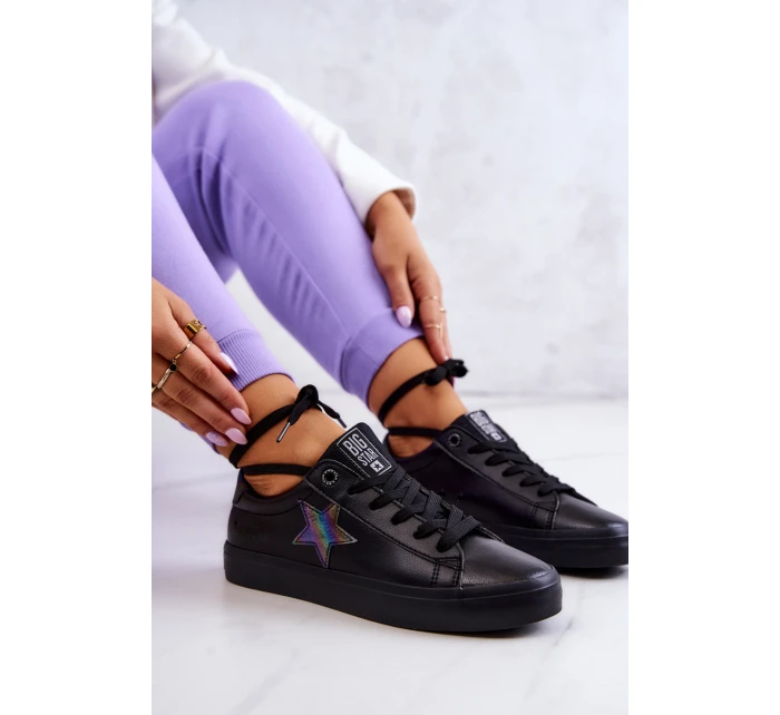 Kožené tenisky Star Big Star model 21580383 Black - Big Star Shoes
