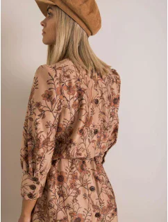 Šaty LK SK 508143.72P svetlo hnedá