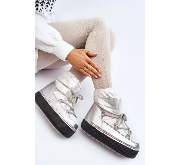 Dámské sněhule se stříbrným šněrováním Toolsa Dámské sněhule se stříbrným šněrováním Toolsa