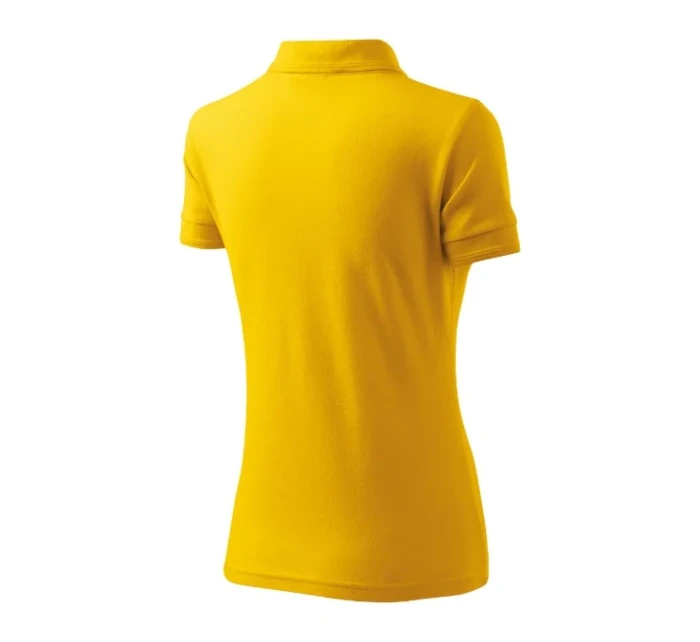 Tričko Pique Polo žlté