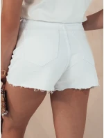 Dámské džínové šortky FRESH LOOK bílé model 21977814 - Dstreet