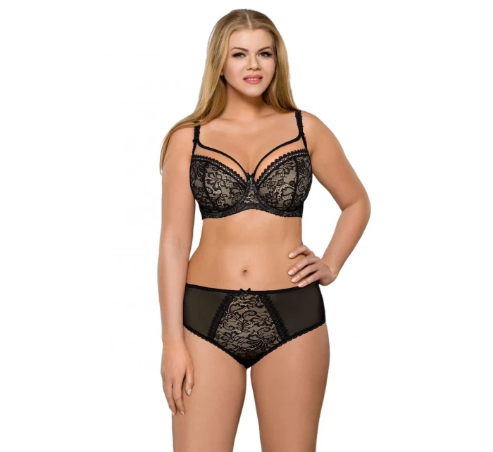 Dámská podprsenka 1396 Crystal black plus - AVA Dámská podprsenka 1396 Crystal black plus - AVA