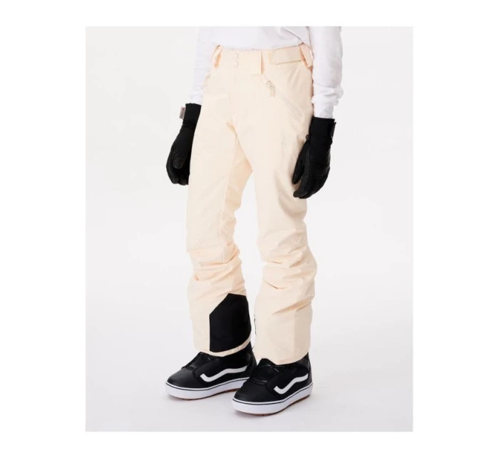 Lyžařské kalhoty RIP CURL Rider s vysokým pasem bílé