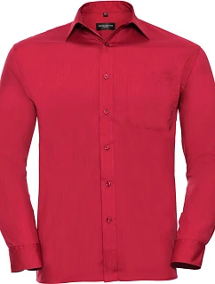 Russell Athletic 934M Popelínová košeľa s dlhým rukávom 11.934M classic red