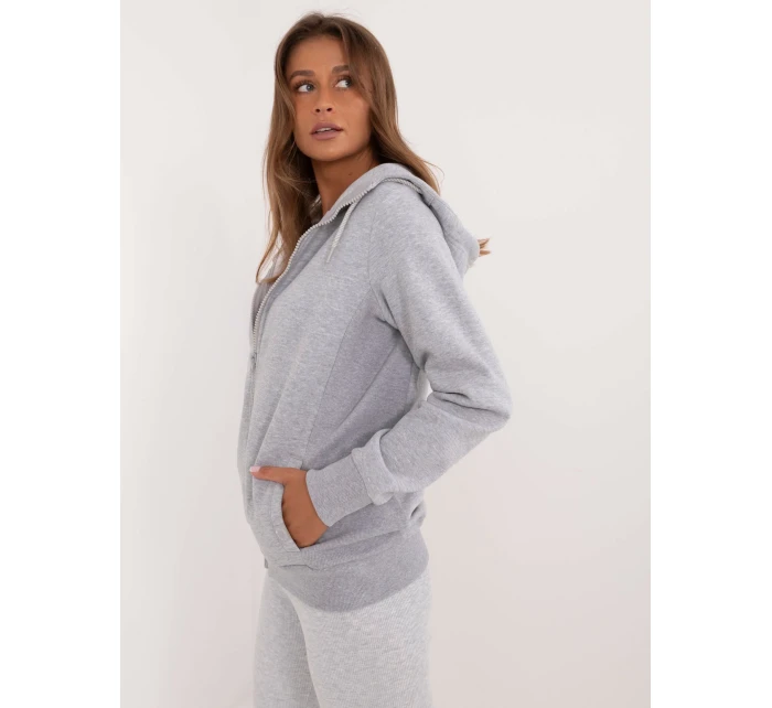 Mikina D10608BC02711B1 sivá