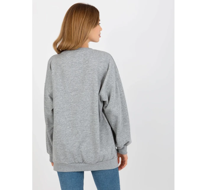 Mikina EM BL ES 21 model 17929355 šedá - FPrice Mikina EM BL ES 21 model 17929355 šedá - FPrice