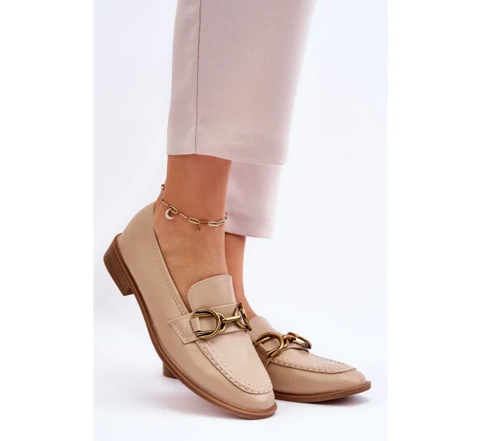 Klasické dámské mokasíny Béžové Lorien