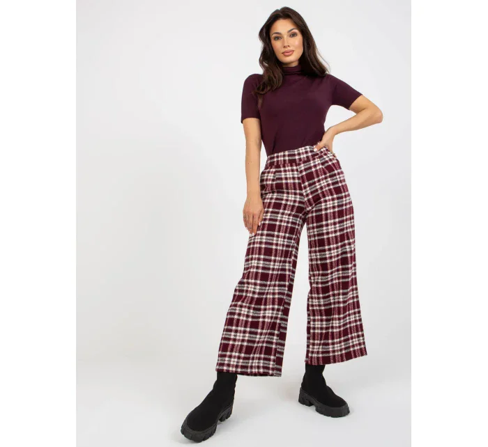 Dámské kalhoty LK SP bordó FPrice model 18398621 - Lakerta Dámské kalhoty LK SP bordó FPrice model 18398621 - Lakerta