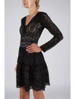 Dámske spoločenské šaty 18288 čierne - YourNewStyle Dámske spoločenské šaty 18288 čierne - YourNewStyle