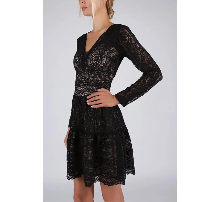 Dámske spoločenské šaty 18288 čierne - YourNewStyle Dámske spoločenské šaty 18288 čierne - YourNewStyle