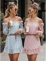 Španělské šaty růžové Dstreet model 21974852 - FashionStreet