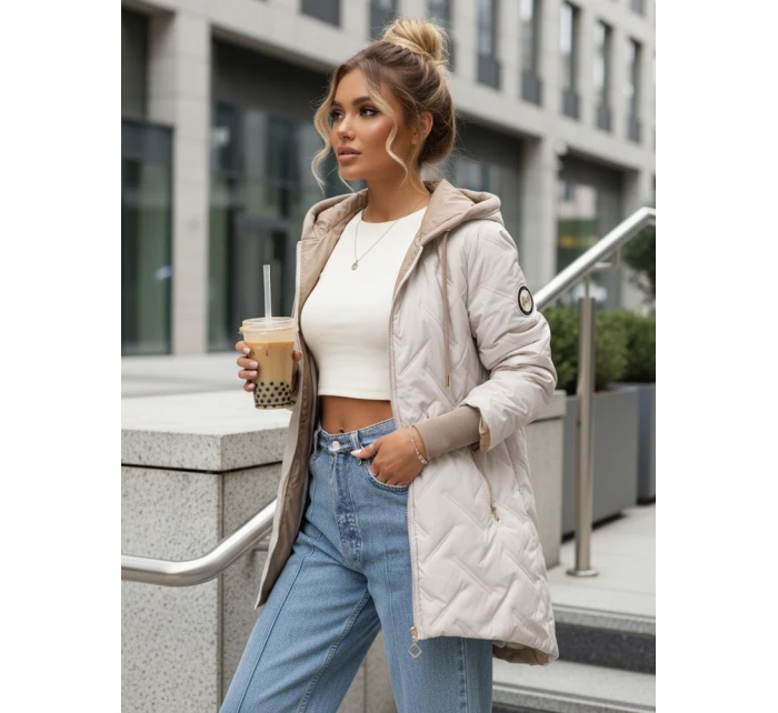 Kurtka przejściowa damska pikowana o model 22025027 - FashionStreet