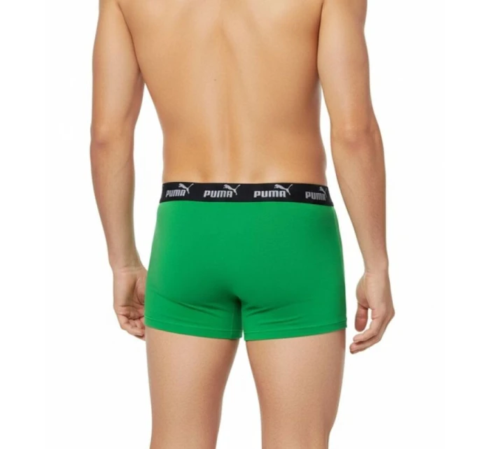 Pánske boxerky Puma 2-Pack zelená šedá pohodlná bavlna Pánske boxerky Puma 2-Pack zelená šedá pohodlná bavlna
