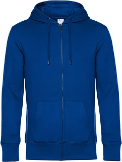 B&C KING Zipped Pánská mikina s kapucí royal model 22484166