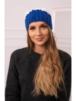 Milano fleecová čiapka K203 ecru+chabra Milano fleecová čiapka K203 ecru+chabra