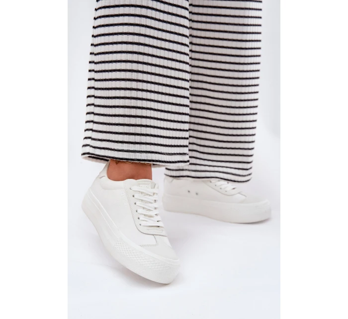 Dámské tenisky na platformě Big Star model 21693218 Bílé - Big Star Shoes