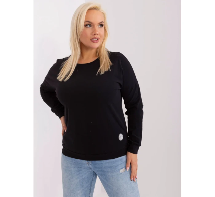 Blúzka RV BZ 9258.22 čierna farba Blúzka RV BZ 9258.22 čierna farba