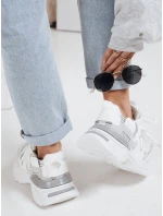 Dámské tenisky na vysoké platformě white Dstreet model 21985096 - FashionStreet