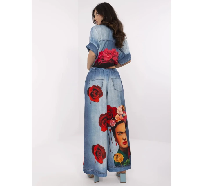 Nohavice DHJ SP 19183 5.78 modrá Nohavice DHJ SP 19183 5.78 modrá