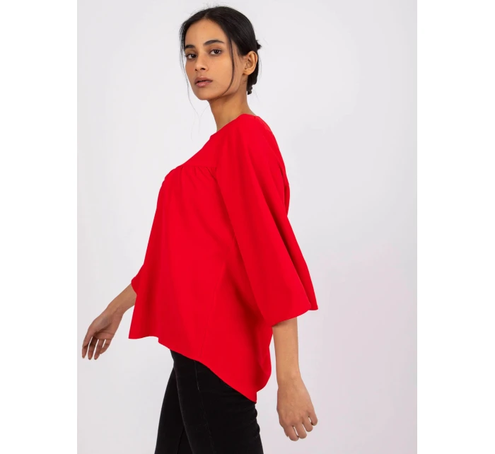 Dámská halenka CHA BZ model 20776219 Červená - FPrice Dámská halenka CHA BZ model 20776219 Červená - FPrice